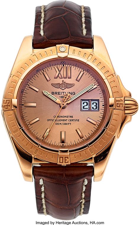 rose gold breitling women& 39|Breitling rose gold limited edition.